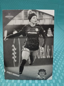 2022 NWSL Parkside Trinity Rodman Black and White Parallel #30 USWNT