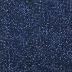 Cravate en soie tissée homme marine bleu moyen mouchetée John Varvatos Italie neuf avec étiquettes
