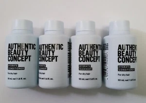 2 juegos - auténtico concepto de belleza limpiador de hidratos champú y acondicionador 1,6/50 ml - Imagen 1 de 4