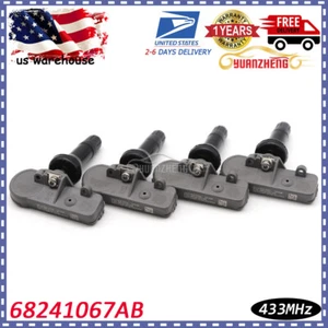 For Jeep Wrangler Grand Cherokee Dodge 68241067AB TPMS NEW Tire Pressure Sensor - Picture 1 of 12