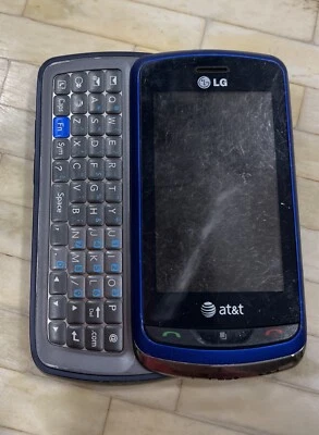 LG Xenon GR500 - Blue (AT&T) Cellular Phone Rare Cellular Slider UNTESTED No Bat - Image 1 of 4