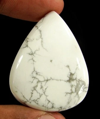 74.10 CT Natürlich Weißer Howlith Lose Edelstein Cabochon Wire Wrap Stein - - Bild 1 von 2