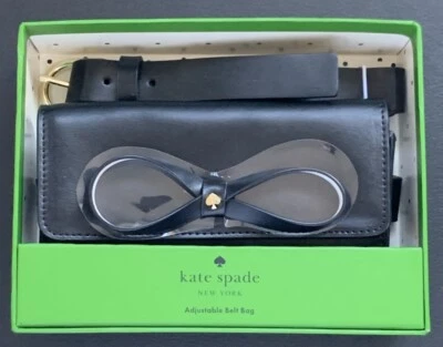 Nuevo en Caja Bolso Cinturón Ajustable Kate Spade Para Mujer Cuero Genuino Talla S/M Foto 1 de 4