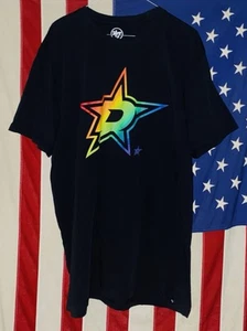 Camiseta Dallas Stars Team Pride Logo 47 Marca Negra Para Hombre XL NUEVA SIN ETIQUETAS NHL LGBT+ - Imagen 1 de 2