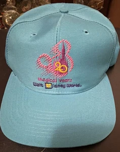 🔥Vintage 1991 Walt Disney World 20 Magical Years Anniversary Türkis Ball Cap - Bild 1 von 5