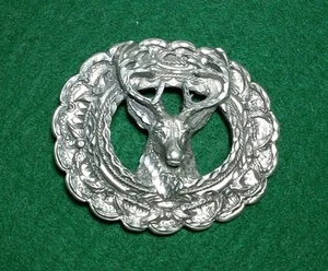 Vtg☆1995 BUCK BELT BUCKLE☆By EJC☆High Relief☆Western Cowboy Rugged☆Made In USA - Picture 1 of 6