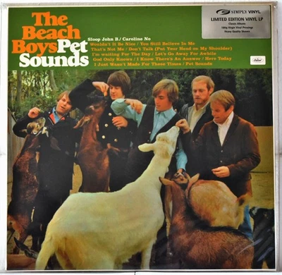 AUDIOPHILE SIMPLY VINYL SVLP 149 UK  1999 BEACH BOYS Pet Sounds 180g MONO LTD SS Foto 1 de 2