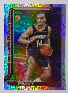2025-26 Topps NBA Flagship #241 Micah Peavy Rookie Fanatics Exclusive Logo Foil - Bild 1 von 2
