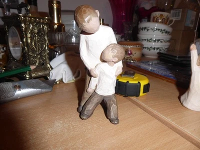 Willowtree figure  Father and son  figure - Image 1 of 3