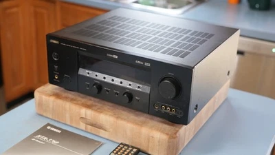 L@@K!! Yamaha HTR 5760 7.1 Channel 110 Watt Receiver bundle: remote and manual! - Image 1 of 4