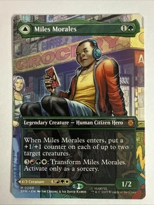 Magic The Gathering Miles Morales 0200 Regular (Sin Fronteras) Marvels Spider-Man Casi Nuevo SPM - Imagen 1 de 2