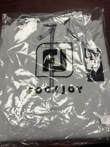 Footjoy Men's Approach Quarter-Zip, Gray [NEW w/ TAGS] Large  - Picture 1 of 2