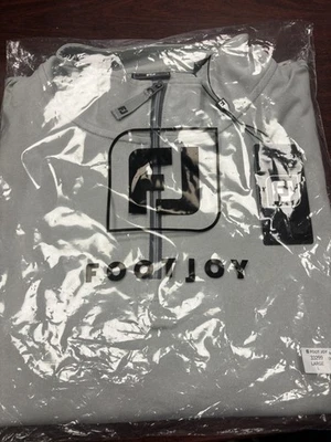 Footjoy Men's Approach Quarter-Zip, Gray [NEW w/ TAGS] Large  - Image 1 of 2