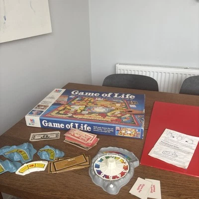 1984 The Game of Life Board Game by MB Games Vintage incomplete good for spares. - Image 1 of 4