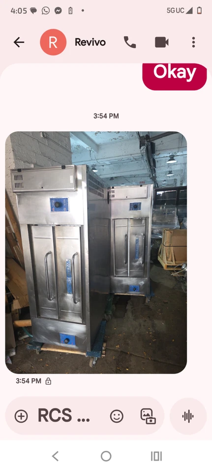 HORNOS DE PIZZA DE GAS NAT DE DOBLE CUBIERTA 4 PASTELES BAKERS ORGULLOS Foto 1 de 1