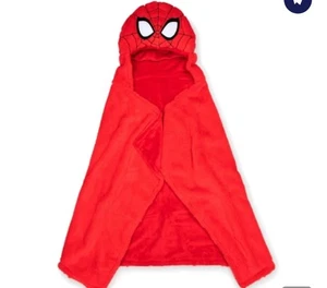 SPIDER-MAN Hooded Fleece Throw Blanket - Picture 1 of 4