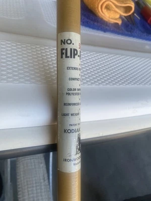 Vintage KODIAK CORP. 16' TELESCOPIC travel fishing FLIP-POLE - Image 1 of 4