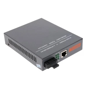Convertisseur multimédia Gigabit Ethernet intégré émetteur-récepteur multi-mode double fibre - Photo 1/5