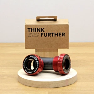 Rotor SABB2 Road Bottom Bracket - BSA 24mm- 68/73mm - Ceramic Bearing - Red - Picture 1 of 2