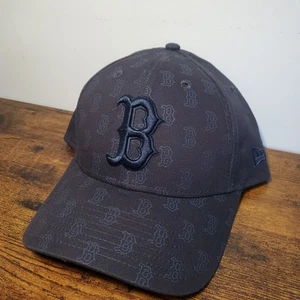 Boston Red Sox Navy Monogram New Era 9forty Snapback Hat/Cap - Picture 1 of 5