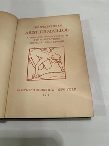 The Woodcuts Of Aristide Maillol 1951 edited by John Rewald Pantheon Books - Picture 1 of 12