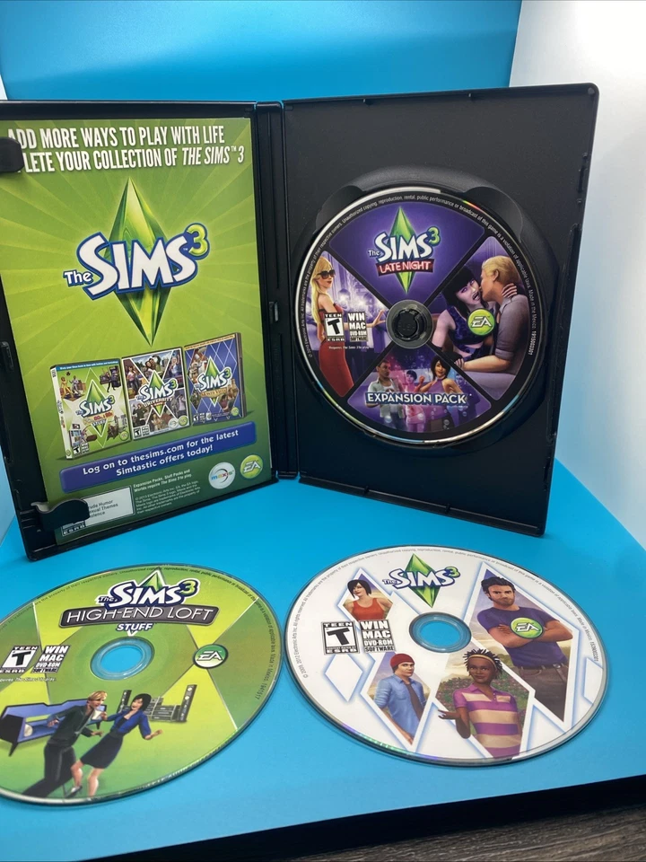 The Sims 3 стартовый пакет 2013 выиграть Mac DVD ROM, поздно ночью расширение - Изображение 1 из 1