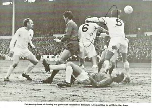 FOTO FIRMADA DAVE MACKAY TOTTENHAM DE 1968 ~ DERBY / CORAZONES / ESPURS (2) - Imagen 1 de 2
