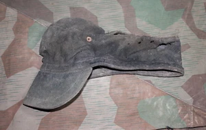 ORIGINAL WW2 GERMAN M43 M44 FELDMUTZE ARMY FIELD CAP REMAINS EASTERN FRONT WH/SS - Picture 1 of 19