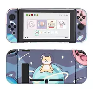 GeekShare Protective Case for Nintendo Switch 2017 Slim Hard Shell Space Cat - Imagen 1 de 4