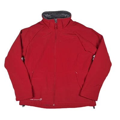 Free Country Jacket Womens L Red Fleece Lined Soft Shell Full Zip Pockets Winter - Image 1 of 4