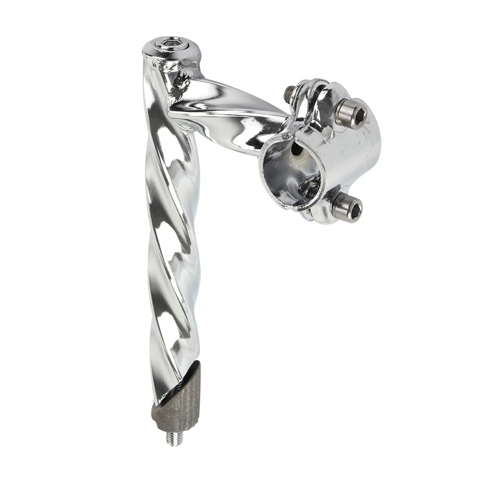 OG ALL TWISTED LOWRIDER BICYCLE STEEL STEM (22.2MM) CHROME - Image 1 of 1