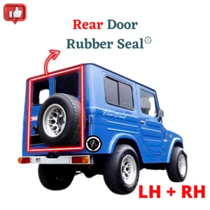 Pair Daihatsu Taft / Wildcat / Scat F50 Rear Door Rubber Seal (1975-1984) - Picture 1 of 8