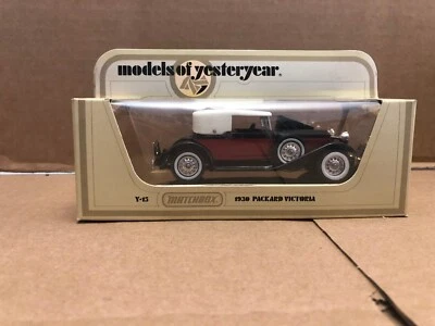 MATCHBOX MODELS OF YESTERYEAR 1930 PACKARD VICTORIA Y13 BACK RUMBLE SEAT  LOOSE - Image 1 of 4