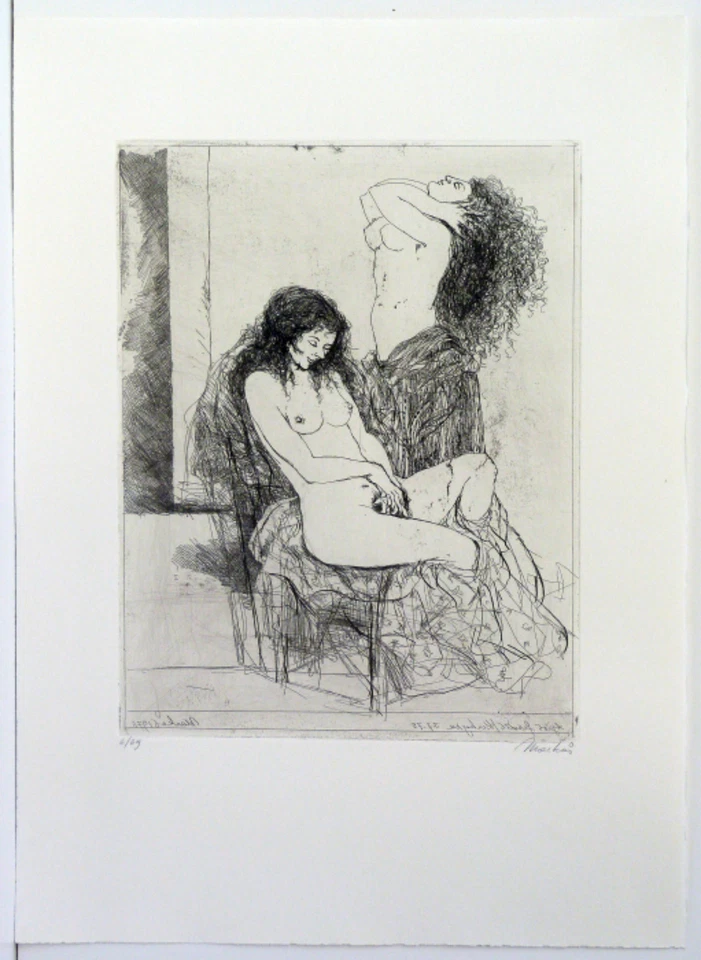 Markus VALLAZZA, Lesbos aus 1975 - Radierung - Bild 1 von 1