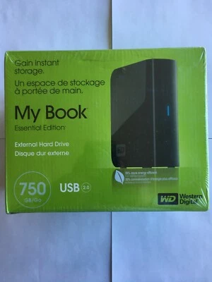 Western Digital My Book WD7500H1U 750GB USB External Hard Drive Black - Image 1 of 4