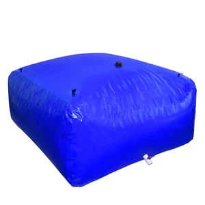 Large Capacity Water Storage Bladder Emergency Water Bladder Tanks Foldable Blue - Picture 1 of 9