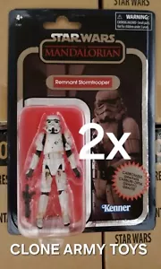 2 Star Wars Remnant Stormtrooper Collection VC165 TVC Walmart Carbonized 3.75 - Picture 1 of 1