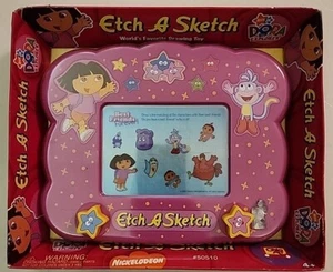 Classic Vintage Dora The Explorer Etch a Sketch NEW - Picture 1 of 8