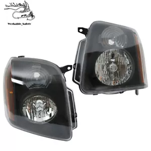 Right+Left Side Headlights For 2007-2014 GMC Yukon Denali XL1500 2500 Halogen - Imagen 1 de 12