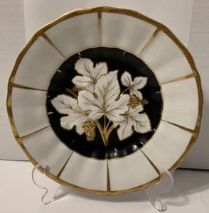 "RARO plato de alivio de porcelana elevado c. 1850 BPM Buckau Buckauer - 9"" - Imagen 1 de 5