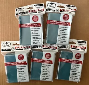 5 paquetes (80ct) de fundas para tarjetas estándar Ultimate Guard PETROL 400 TOTAL BRILLANTE - Imagen 1 de 2