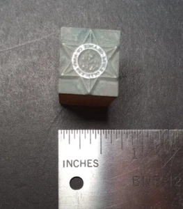 Orange Co. Peace Officers Vintage Letterpress Printing Block - Picture 1 of 2