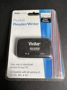Vivitar 50-In-1 Hi-Speed Card Reader Writer Compatible Versions CF, SD, MS, XD - Picture 1 of 2