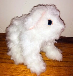 FurReal Friends Hop-N-Cuddle Electronic Bunny Rabbit White Plush Easter - Picture 1 of 2