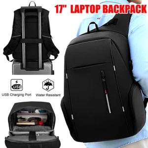 Anti-theft Backpack USB Waterproof Laptop Travel Shoulder Notebook School Bags - Picture 1 of 12