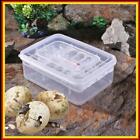 16 Grids Plastic Reptiles Egg Incubator Tray Lizard Eggs Hatcher Box Case
