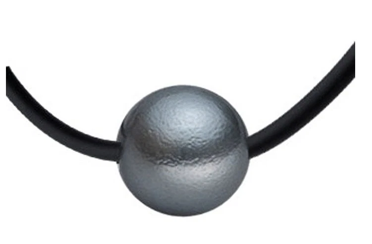 Enorme Colgante 13MM Natural Mar del Sur Auténtico Platino Gris Perla Cuero Foto 1 de 1