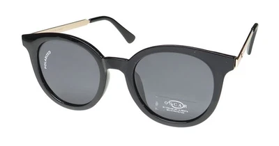 NUEVO OSCAR DE LA RENTA OSCAR 1289 GAFAS DE SOL REDONDAS 001-1 PLÁSTICO MUJER NEGRO Foto 1 de 4