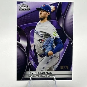 2025 Topps cromo negro - Kevin Gausman #68 refractor púrpura/75 - Imagen 1 de 2