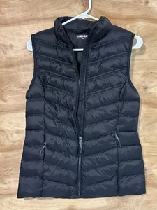 32 Degrees Heat Woman XS Black Puffer Vest Lightweight Insulated Outerwear - Bild 1 von 7